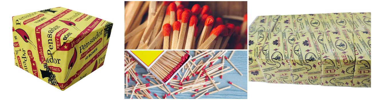 wooden safety matches