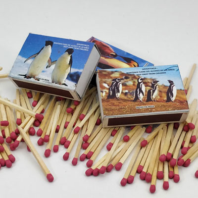 Wooden match splints